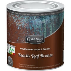 Revêtement aspect bronze Owatrol REACTIV LEAF BRONZE 0.5 litre 0