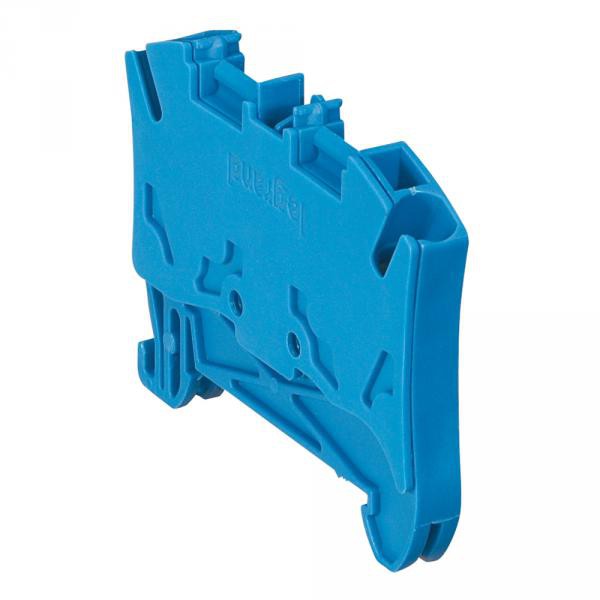 Legrand 037201 - Bloc De Jonction Viking 3 À Ressort - 1 Jonc/2 Conduct - 1entr/1sortie - Bleu - Pas 6
