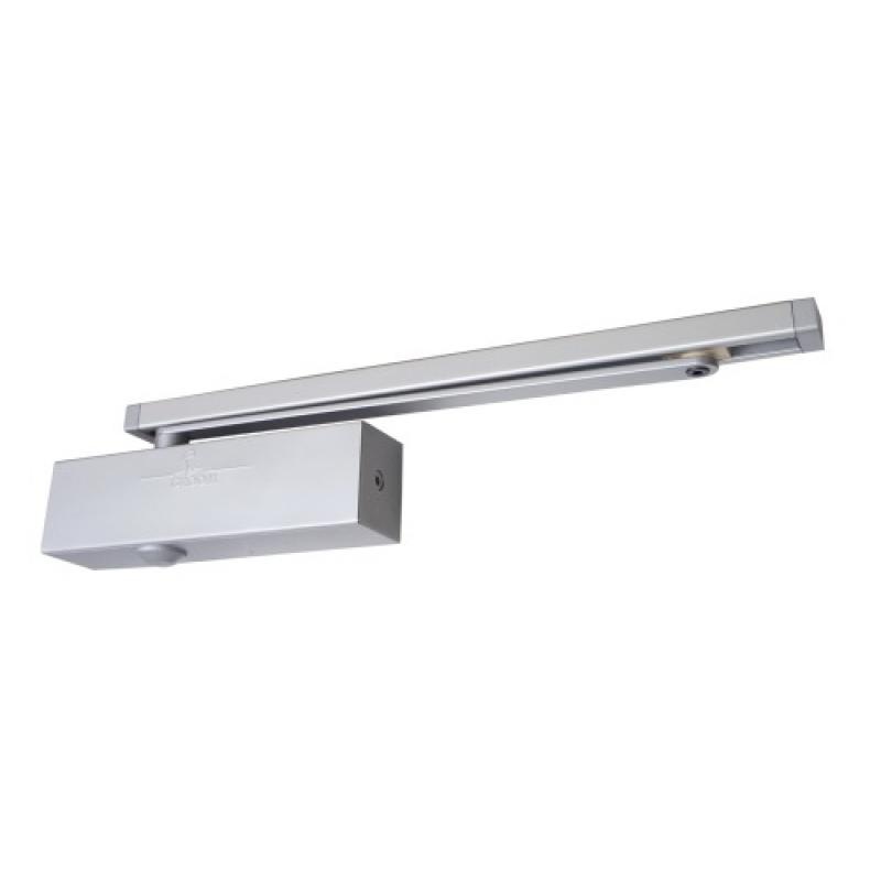 Ferme-porte GROOM 3400 Reverse avec frein à l'ouverture - Bras anti-vandalisme - Argent - GR345711