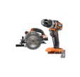 Pack AEG Perceuse à percussion - Scie circulaire - 18 V - Subcompact - Brushless