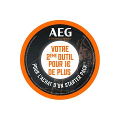 Perceuse-visseuse à percussion AEG Brushless 18 V - Subcompact - 2 batteries 2.0 Ah - Chargeur - BSB 18SBL-202C 1