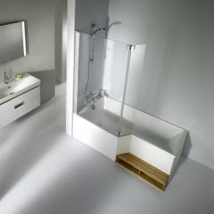 Baignoire bain douche JACOB DELAFON Neo compacte | 170 x 90, version gauche 6
