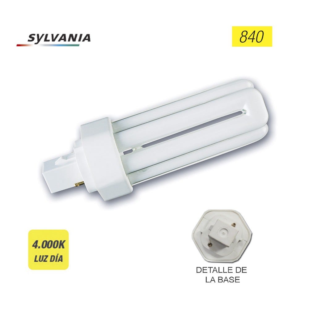 Ampoule SYLVANIA basse consommation - 1800 Lumens - 4000 K - 2G11 - 24W 4