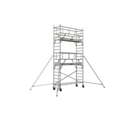 TUBESCA-COMABI - Échafaudage roulant NEOLIUM 250 box - hauteur travail maximum : 14 m - aluminium