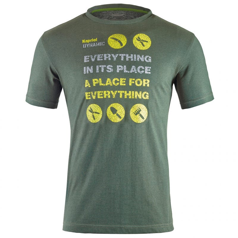 Tee-shirt manches courtes ENJOY vert rifle KAPRIOL 0