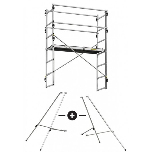 CENTAURE - Réhausse pour échafaudage aluminium QUAD'UP EVOLUTION & TEK'UP