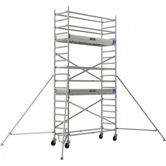 TUBESCA-COMABI - Échafaudage roulant NEOLIUM 250 line - hauteur travail maximum : 14 m - aluminium