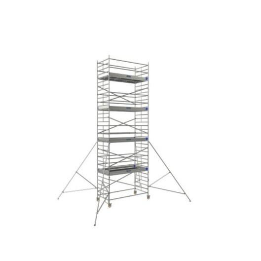 TUBESCA-COMABI - Échafaudage roulant NEOLIUM 600 line - hauteur travail : 4 m - aluminium