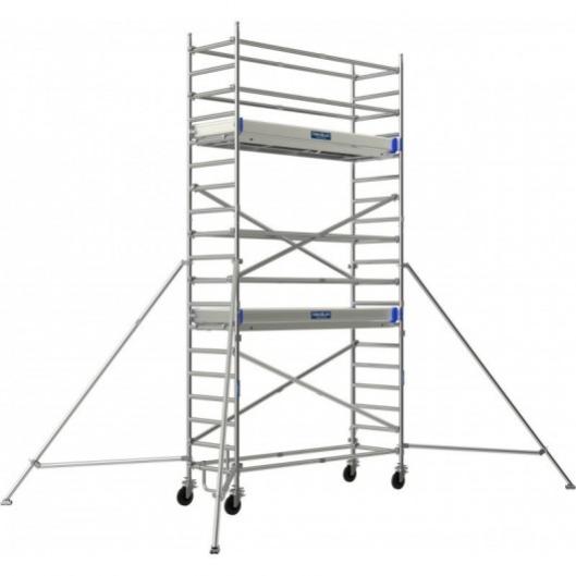 TUBESCA-COMABI - Échafaudage roulant NEOLIUM 250 line - hauteur travail maximum : 14 m - aluminium