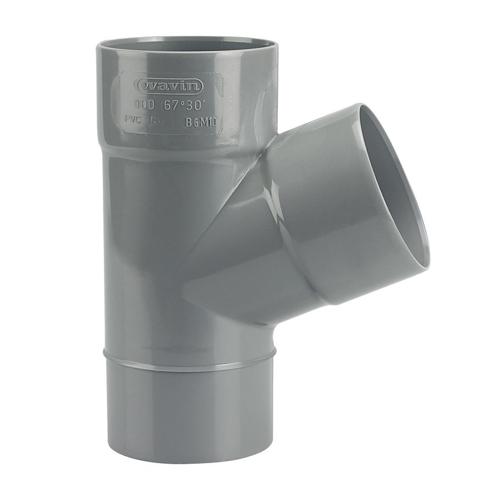 Culotte PVC Mâle Femelle 67° D100 - WAVIN - 3026013