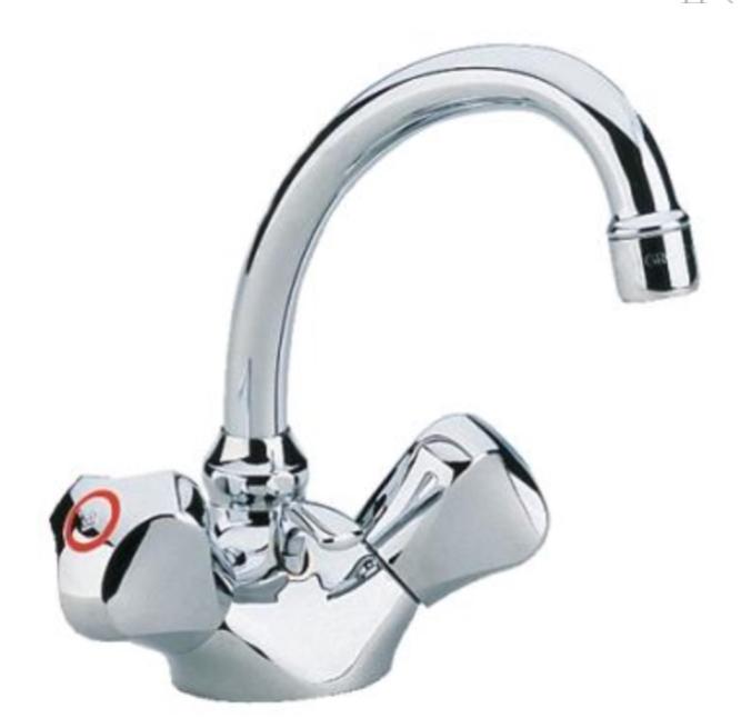 Mélangeur ATLANTA monotrou standard pour lavabo tube mobile chromé - GROHE - 21013000