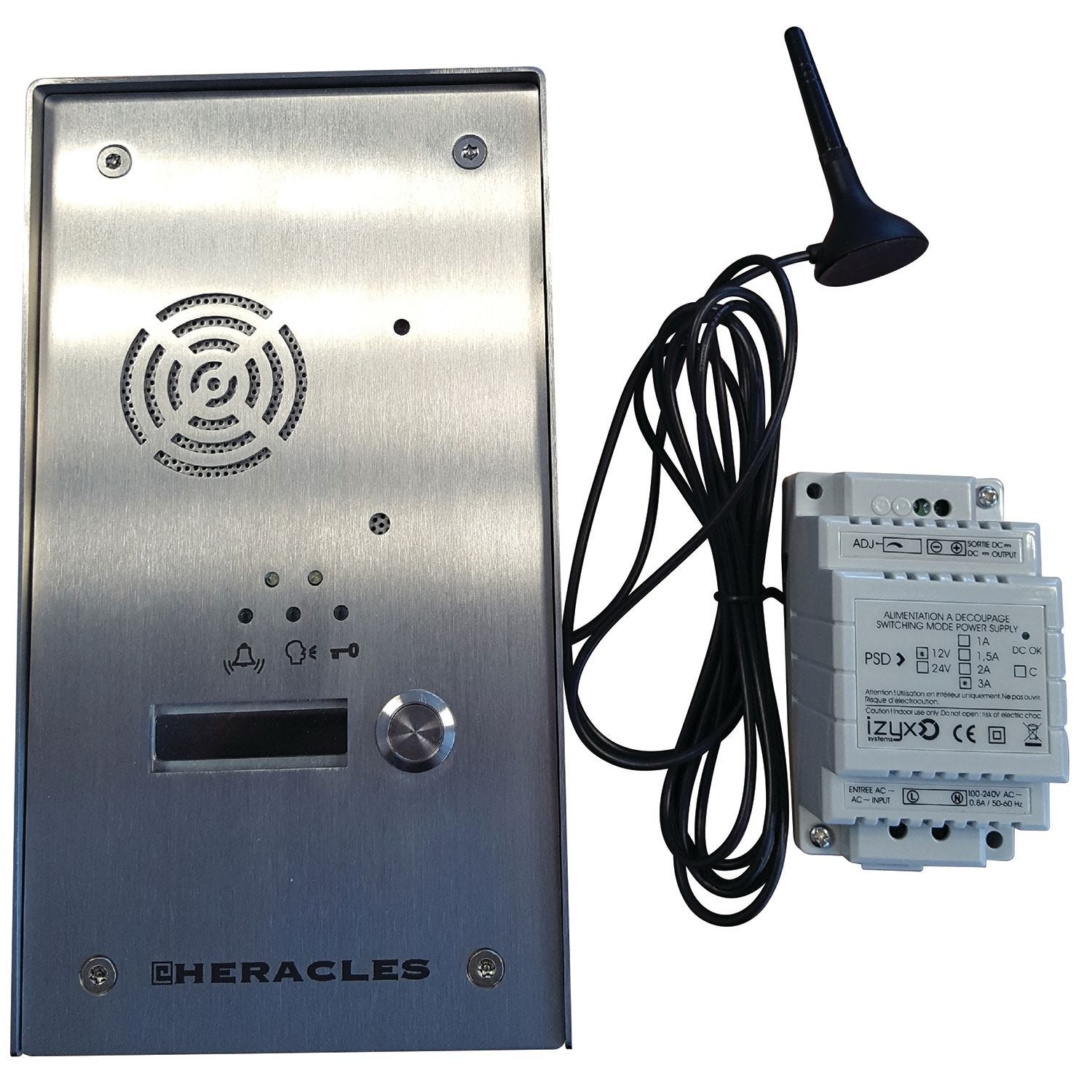 Kit villa GSM 1 appel prêt à poser complet - HERACLES - PCA-GIM3001 0