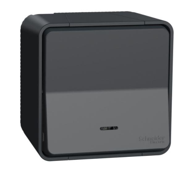 Bouton-poussoir MUREVA gris - SCHNEIDER ELECTRIC - ENN35626