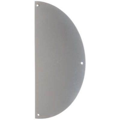 Plaque demi lune à visser aluminium 250x125mm - DUVAL - 19-0620-9920