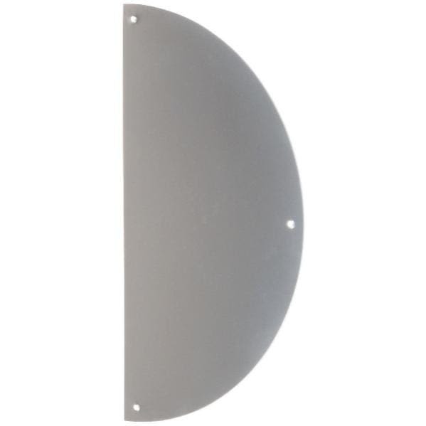 Plaque demi lune à visser aluminium 250x125mm - DUVAL - 19-0620-9920 1