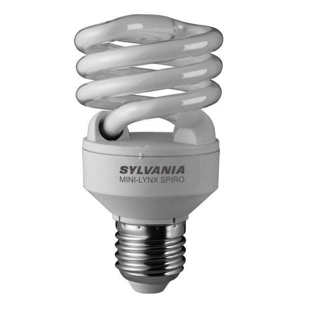 Lampe fluo-compacte MINI-LYNX SPIRAL Fast-Start 827 E14 8W - SYLVANIA - 0035219 2
