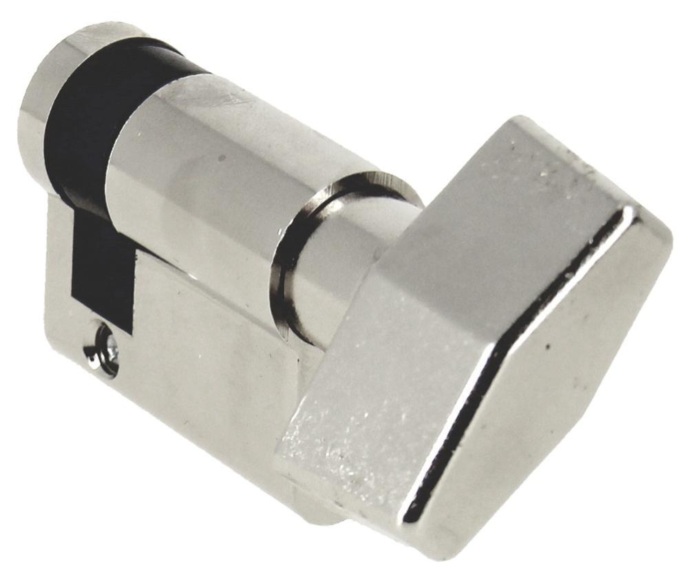 Demi-Cylindre européen à bouton nickelé type 5G B30 x 10 mm - HERACLES - C100B110