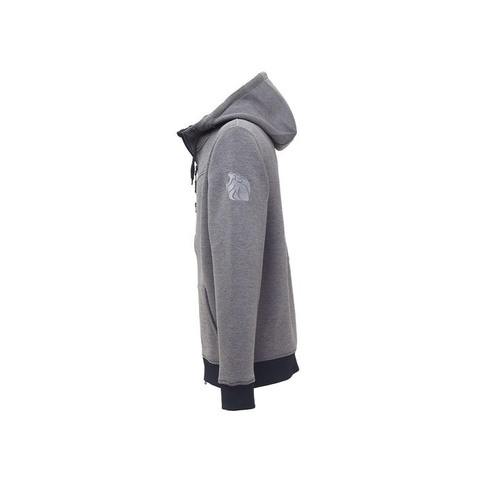 U-Power - Sweat-shirt zippé gris Stretch TASTY - Gris - XL 3