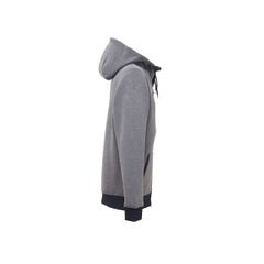 U-Power - Sweat-shirt zippé gris Stretch TASTY - Gris - XL 5