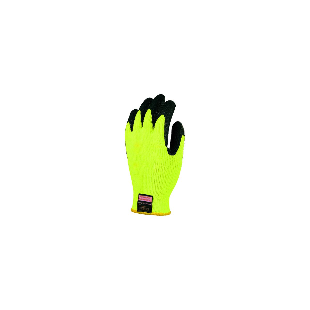 Gants multifib 5 HViz paume end.micro mousse latex noir - COVERGUARD - Taille L-9