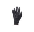 Lot de 10 paires de gants polyester noir, paume end.PU noir - Coverguard - Taille XS-6