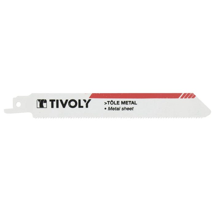 Lame de scie sabre Tôle et Métaux TIVOLY HSS L150mm coupe tubes, plaques jusqu'à 10cm épaisseur - Haute Qualité 1