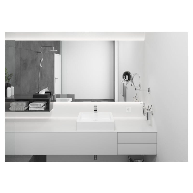 Hansgrohe Vernis Shape Mitigeur de lavabo ComfortZone 190 avec cartouche céramique, Chrome (71591000) 2