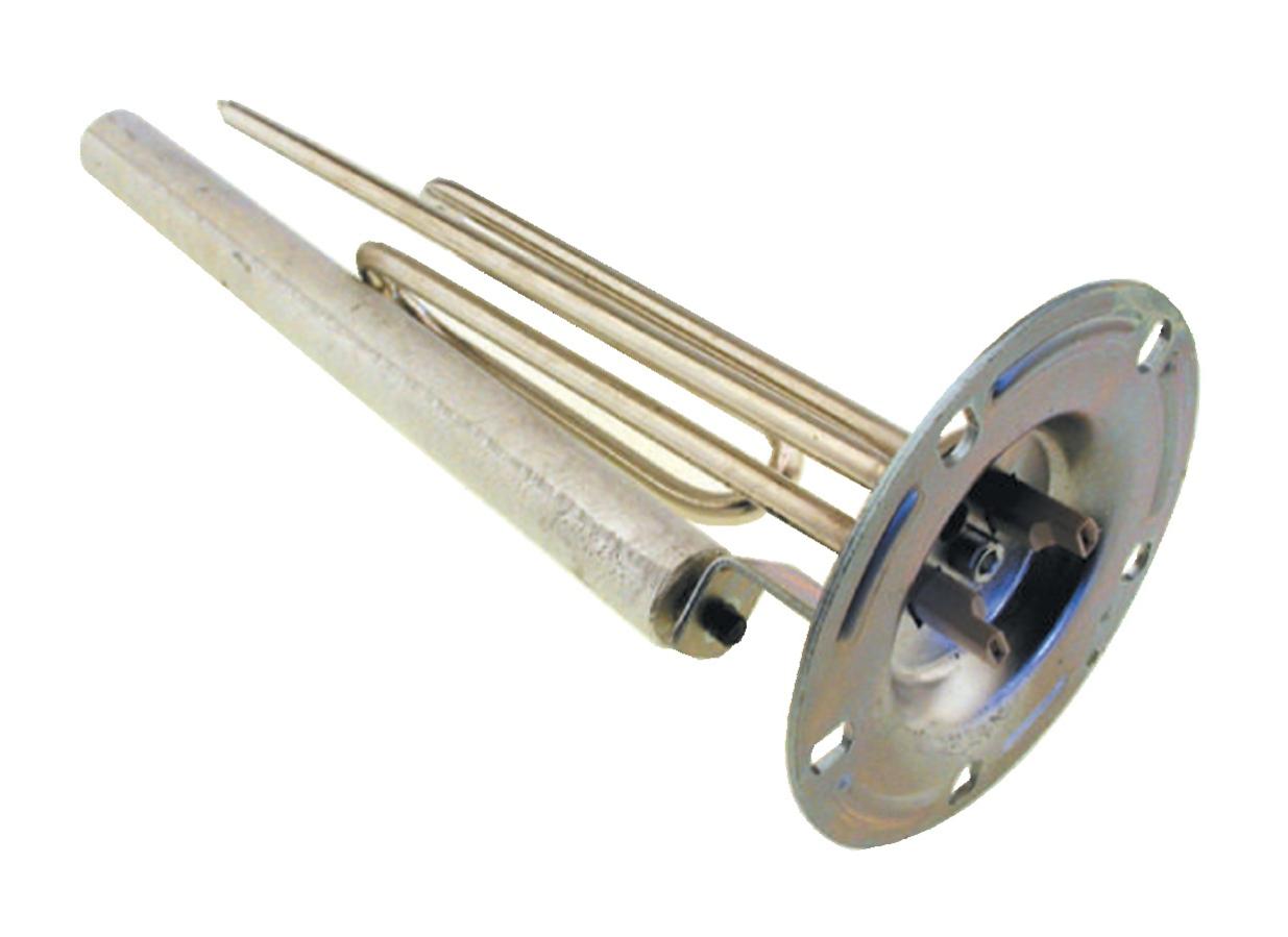 Résistance chauffe-eau blindée triphasé pour bride 5 trous 3000 W - ARISTON - 60002709