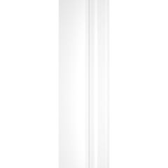 Schulte pare-baignoire rabattable 104 x 130 cm, paroi de baignoire mobile 2 volets, écran de baignoire pivotant, verre 3 mm transparent, profilé blanc 3