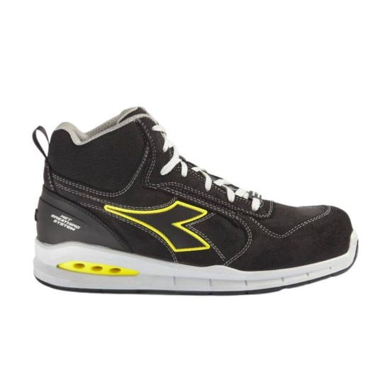 Chaussures de sécurité montantes DIADORA RUN NET S3 SRC Noir / Noir 42 0