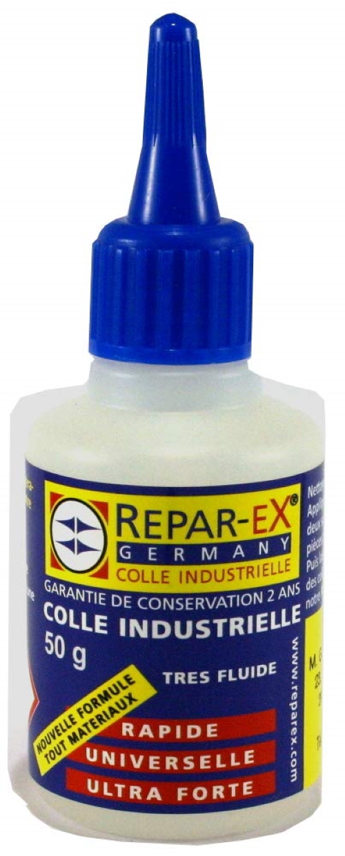 REPAR-EX - Colle Forte - Colle Professionnelle - Colle Forte Tous Supports - colle Universelle - Flacon de 50 Grammes