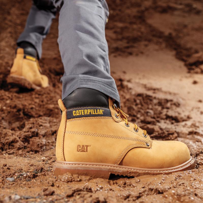 CHAUSSURES DE SÉCURITÉ POWERPLANT S3 MIEL - CATERPILLAR - Taille 45 4