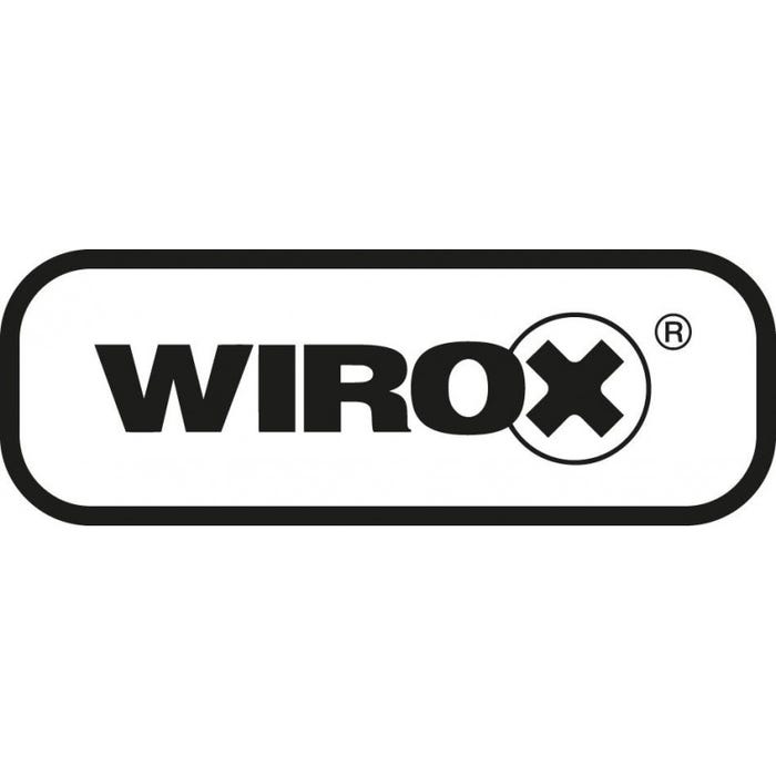 Vis à bois tête cylindrique empreinte Torx acier zingué blanc entièrement filetées type Wirox 8x200 boîte de 50 pièces 1