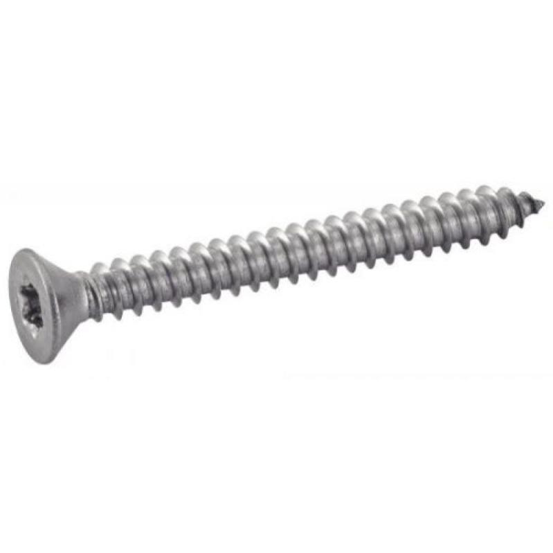 Vis à tôle tête fraisée empreinte TORX inox A2 4,2x38mm, boîte de 200 pièces