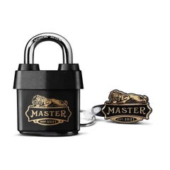 Master Lock 1921EURDCC Cadenas Haute Sécurité Etanche avec le Logo des 100 ans, Noir, 97 x 54 x 32 mm 0