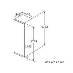 Congélateurs intégrables 211L Froid Statique SIEMENS 58.5cm F, GI 81 NACF 0 3