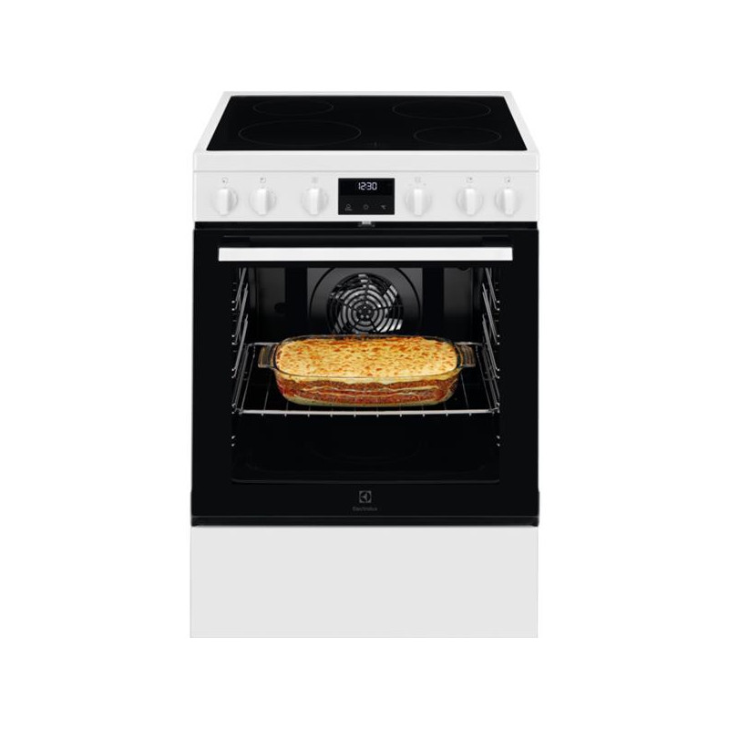 Cuisinière vitrocéramique Électrique 73L ELECTROLUX 2300W 59.6cm, LKR64850AW