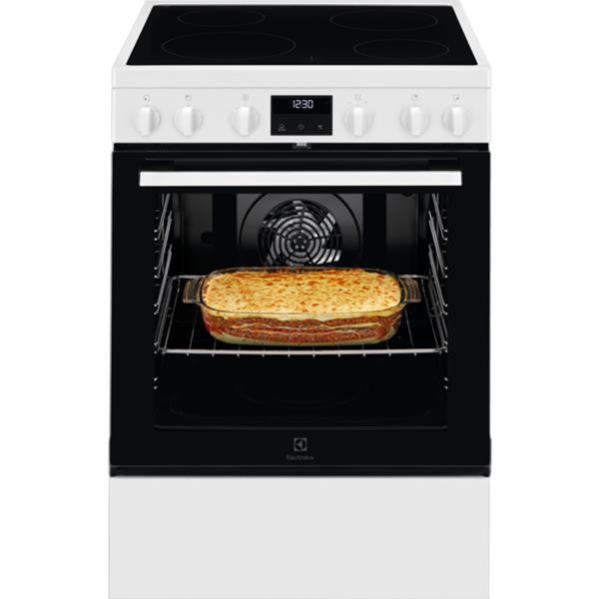 Cuisinière vitrocéramique Électrique 73L ELECTROLUX 2300W 59.6cm, LKR64850AW