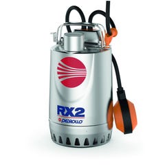 Pompe de relevage Pedrollo RX2 0,37 kW jusqu'à 13,2 m3/h triphasé 380V 0