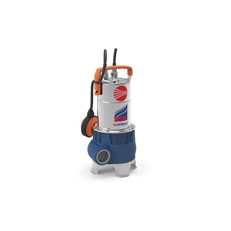 Pompe de relevage Pedrollo ZXm1A40 0,60 kW jusqu'à 24 m3/h monophasé 220V