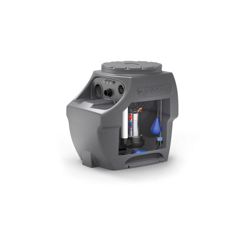 Station de relevage 250L Pedrollo SAR250ECOVXm1550 - Pompe a eau 1,10 kW jusqu'à 30 m3/h monophasé 220V