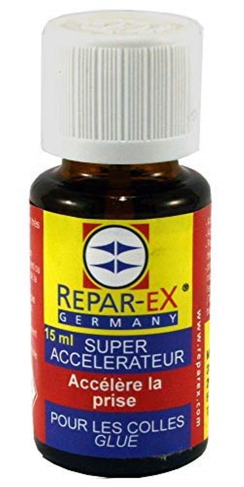 REPAR-EX - Flacon d'Activateur de Colle Extra Forte Reparex - Accélérateur de Colle - Tous Collages - Flacon de 15ml