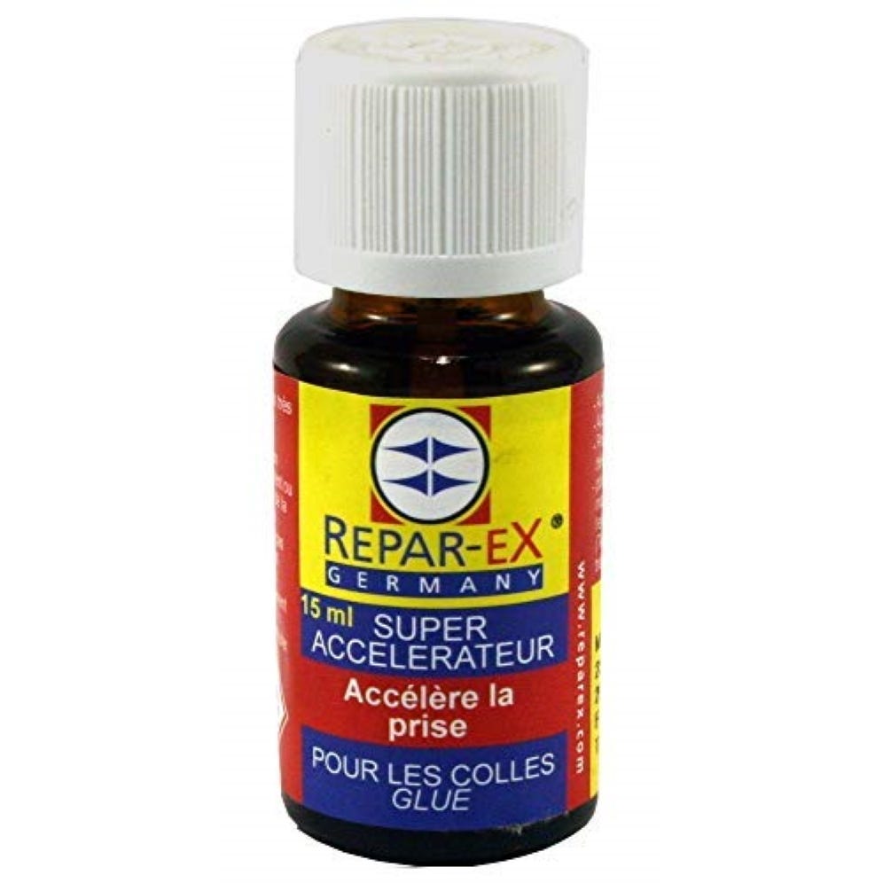 REPAR-EX - Flacon d'Activateur de Colle Extra Forte Reparex - Accélérateur de Colle - Tous Collages - Flacon de 15ml 0