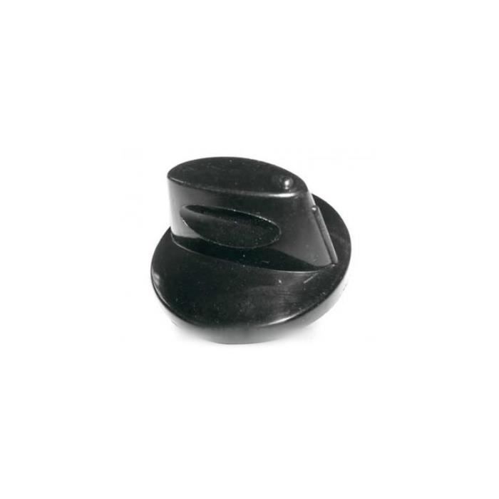 Bouton de commande noir 481241279247 pour table de cuisson WHIRLPOOL
