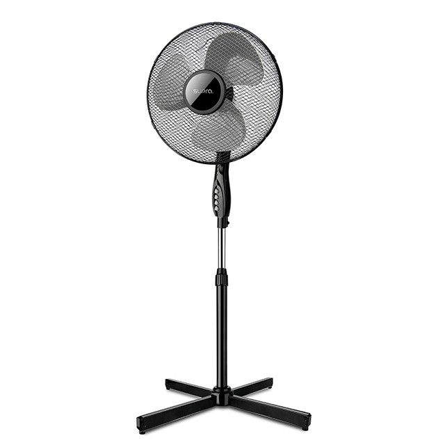 Ventilateur sur pied IRIS - 40W - 40cm - 3 pales - noir