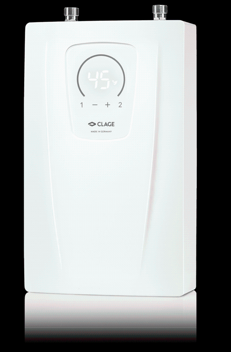 Chauffe-eau compact instantane triphase CEX 7-U CLAGE 6,9 kW 400V 10A