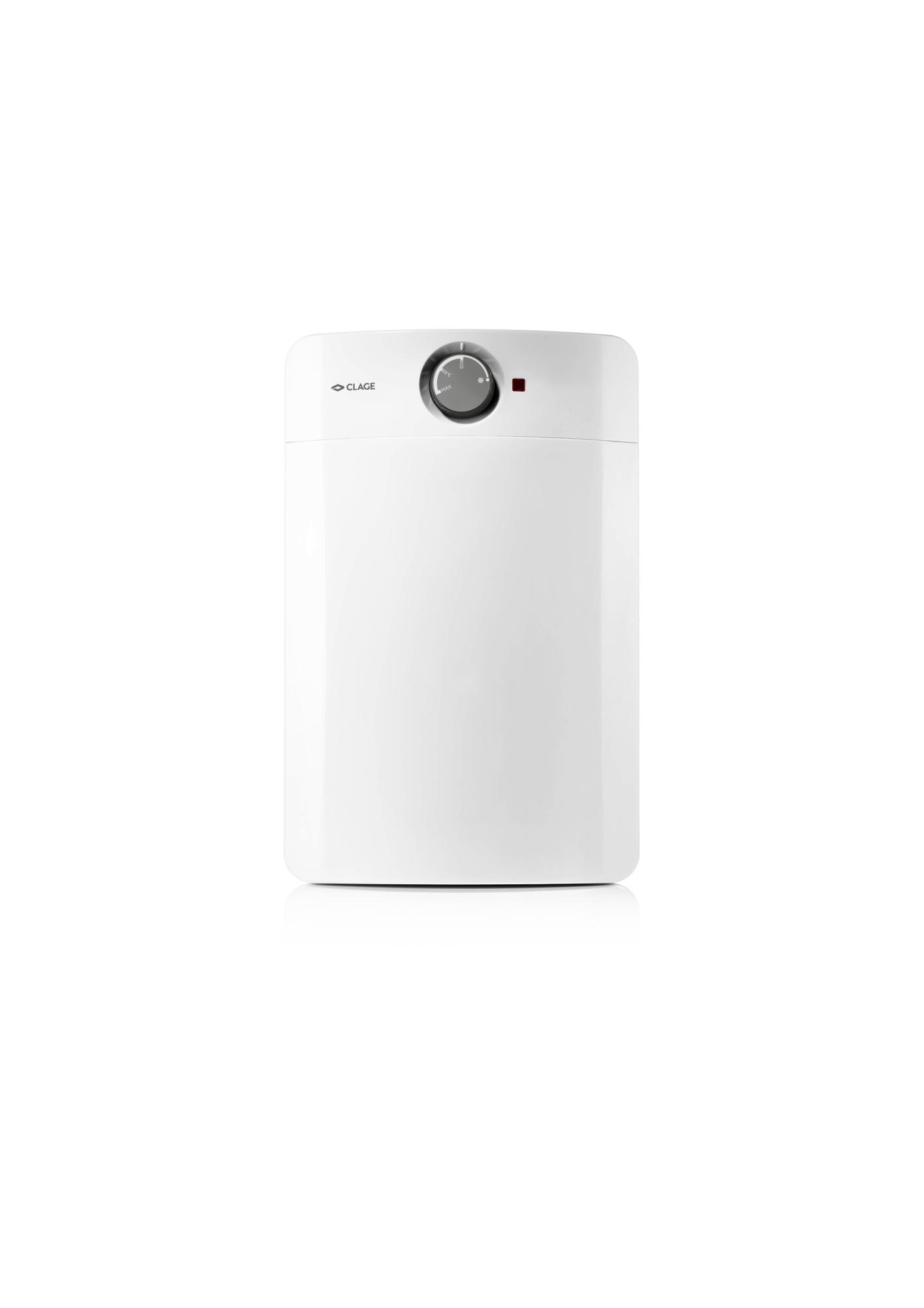 Chauffe-eau compact a accumulation cuve 100% cuivre 10 litres CLAGE pose sous plan