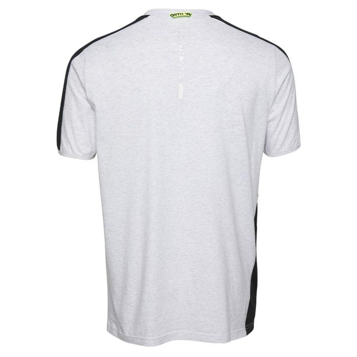 Tee-shirt à manches courtes pour homme Andy blanc chiné - North Ways - Taille S 1