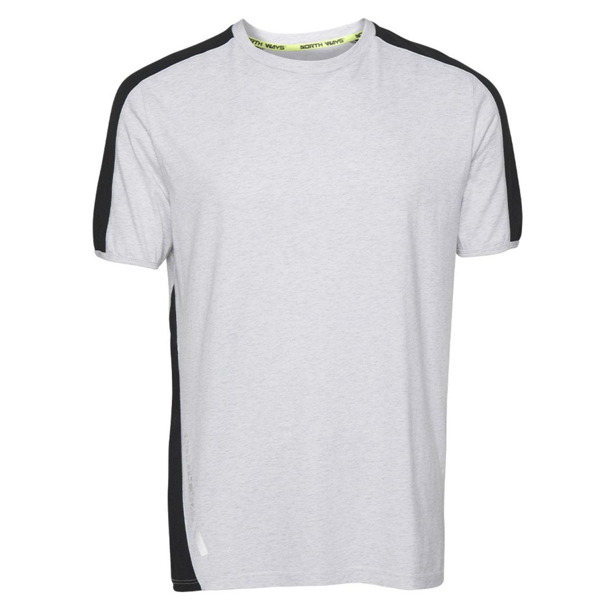 Tee-shirt à manches courtes pour homme Andy blanc chiné - North Ways - Taille L 0