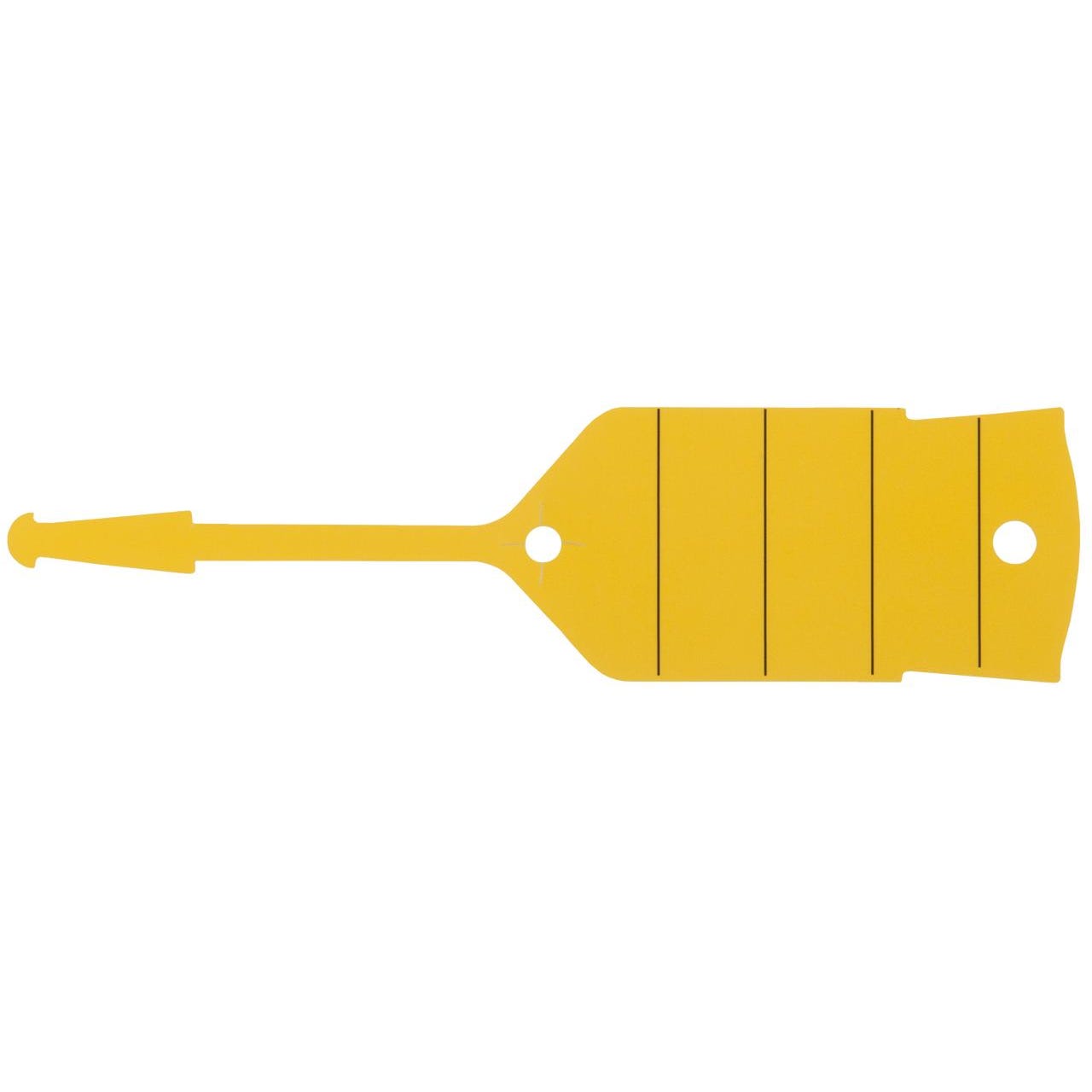 KS TOOLS Porte-clés avec boucle, jaune, pack de 500 0